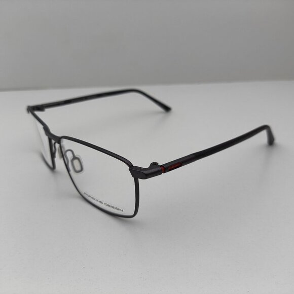 🕶️Made in Italy! Porsche Design P8766 Black Eyeglasses 56/16 140 /EUM102🕶️ - Picture 3 of 11